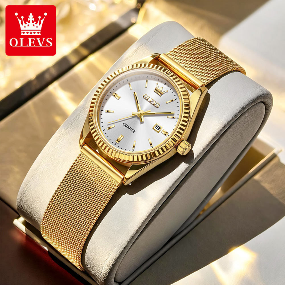 Mesh Stainless Strap - OLEVS Orologi al Quarzo di Lusso