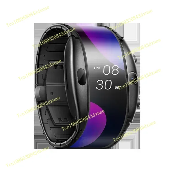 Heart Rate Gps Watch - Smartwatch Bluetooth Alpha con Display Flessibile,