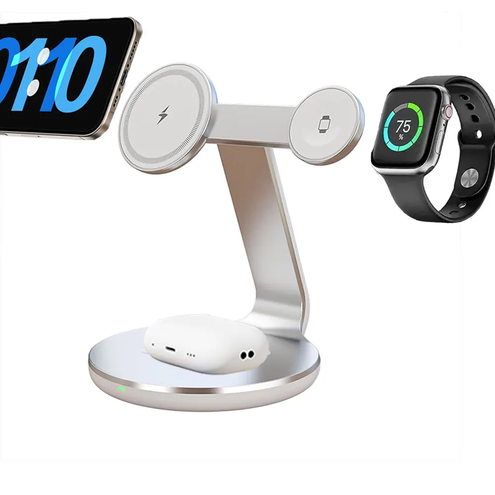 Smartwatch Watches For Iphone - Supporto di ricarica wireless 3 in