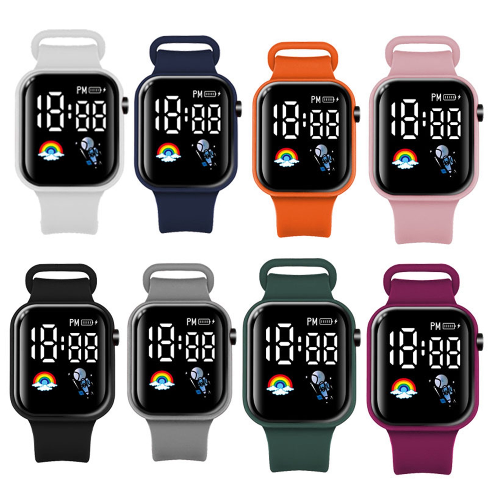 Smartwatch Digital Watches For Girls - Nuovi studenti orologi sportivi Smartwatch elettronico