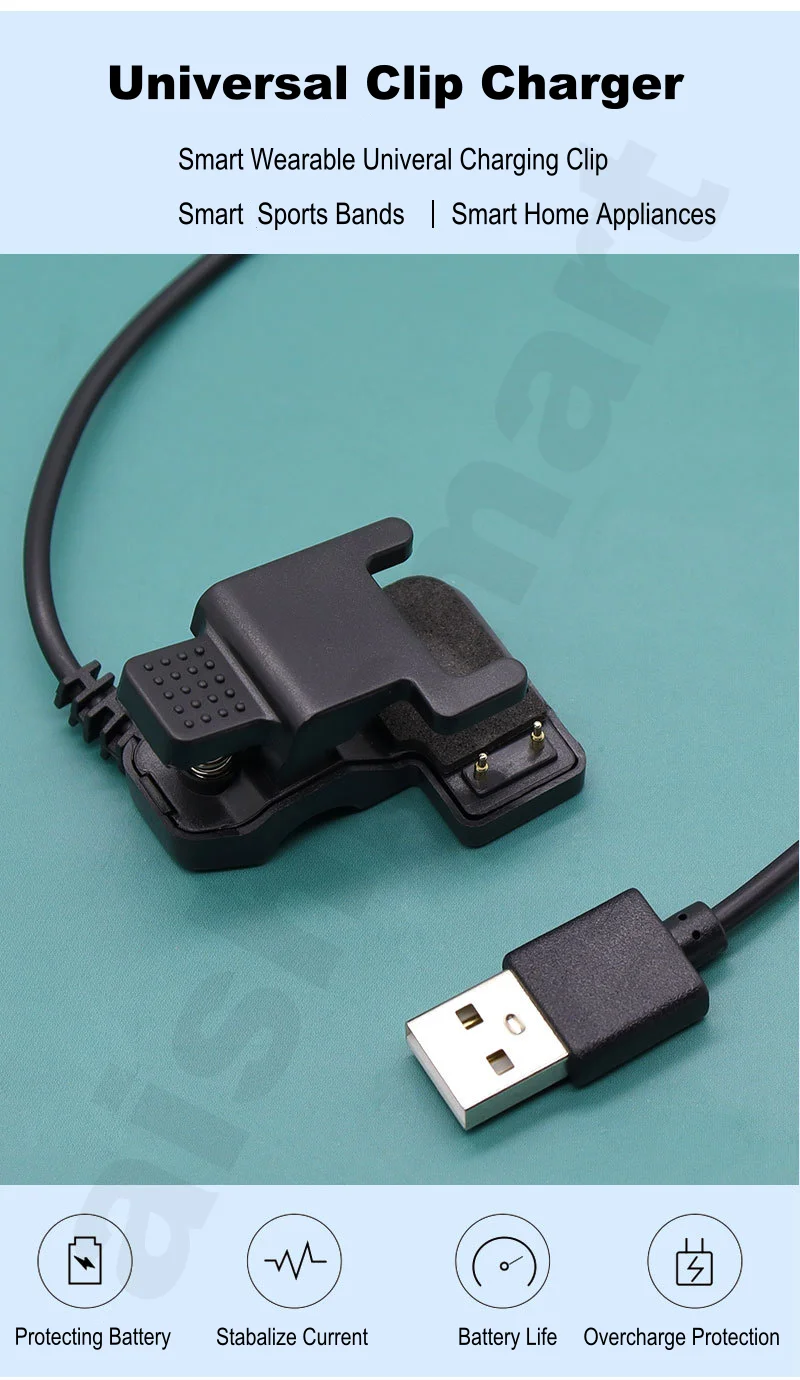 Clip di Ricarica 2pin 3pin 3mm - Watch X7 recensione e prezzo