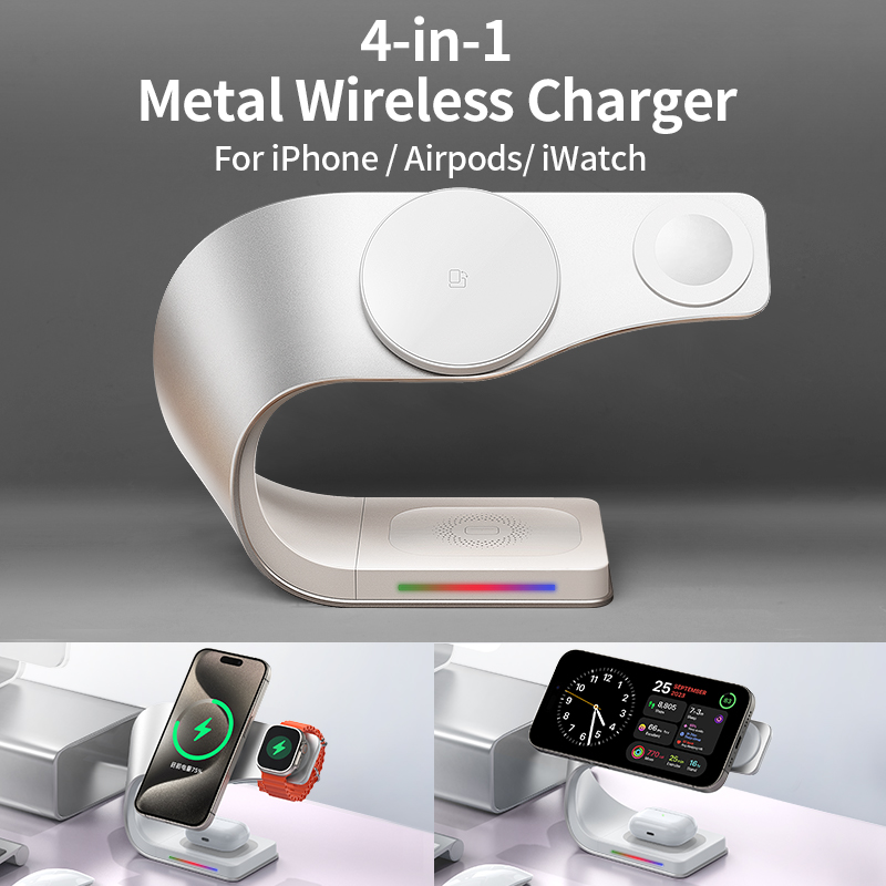 Caricatore Wireless 4 in 1 con - Smartwatch Watches For Iphone recensione e prezzo