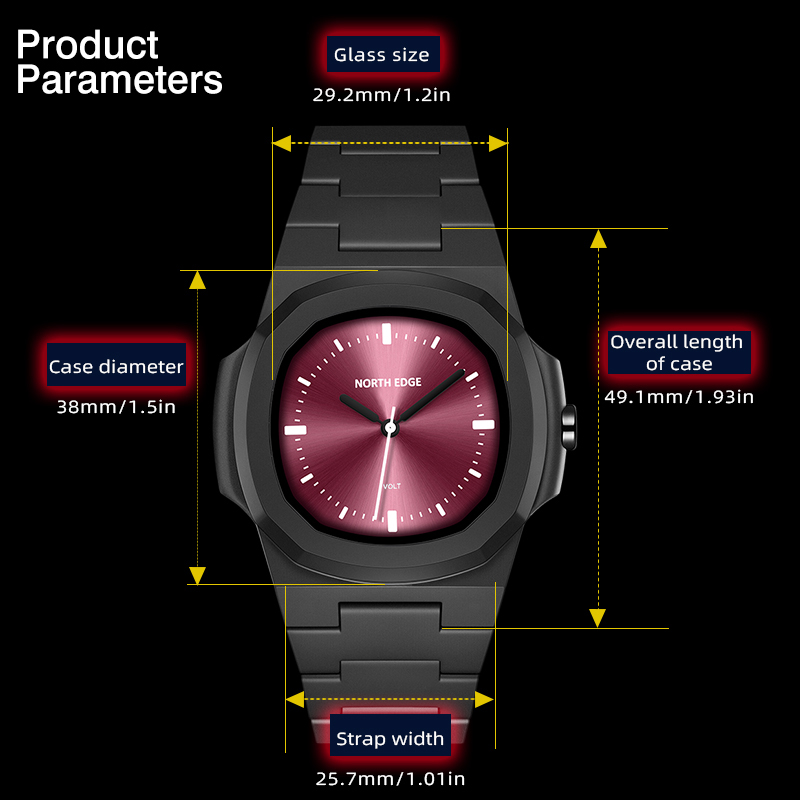 NORTH EDGE Orologio da uomo Nu - Waterproof Diving Watch recensione e prezzo
