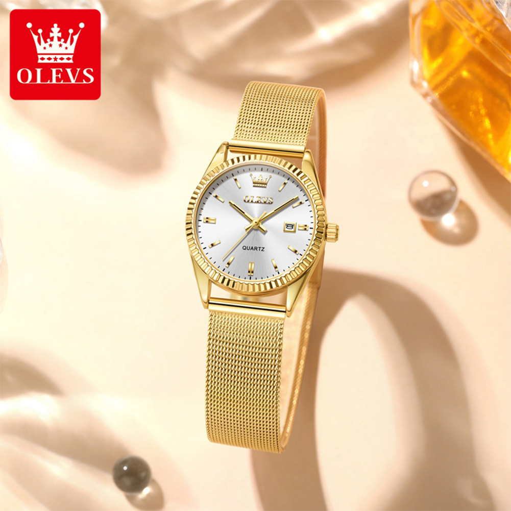 OLEVS Orologi al Quarzo di Lus - Mesh Stainless Strap recensione e prezzo