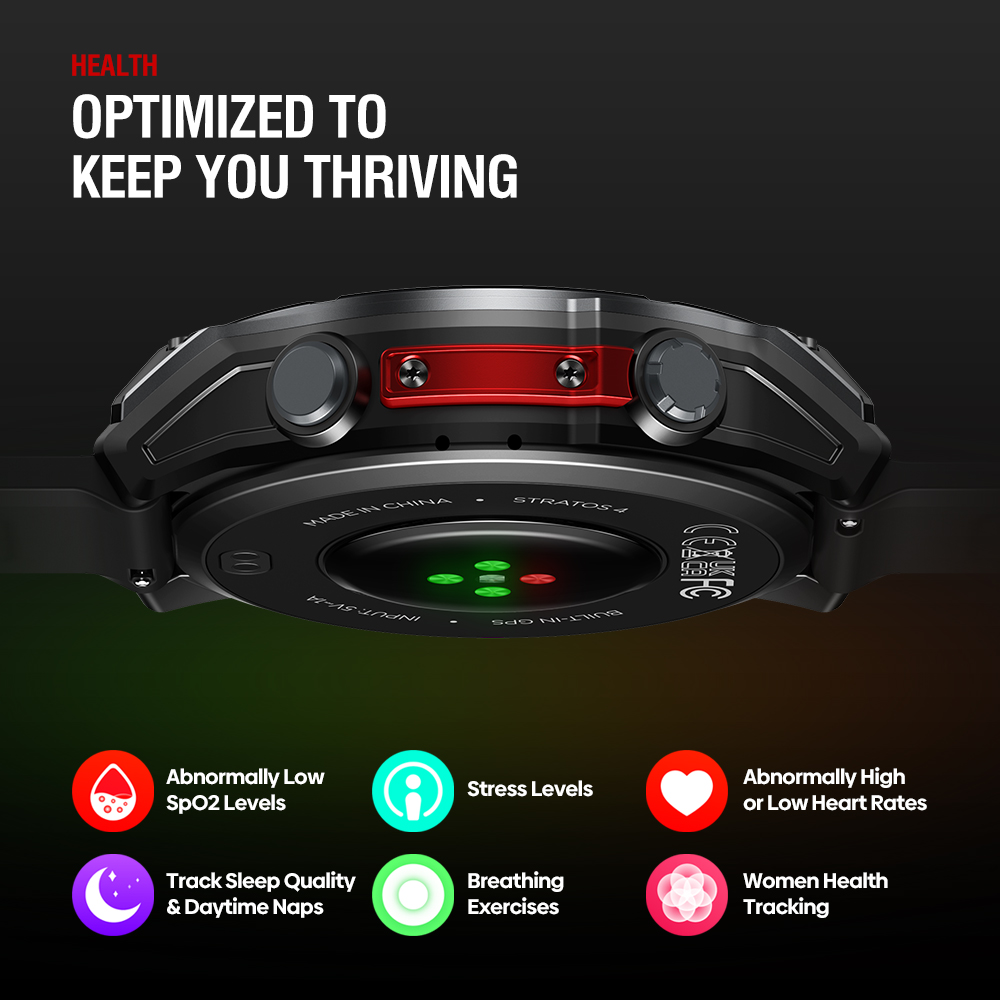 NUOVO Zeblaze Stratos 4 GPS Sm - Heart Rate Gps Watch recensione e prezzo
