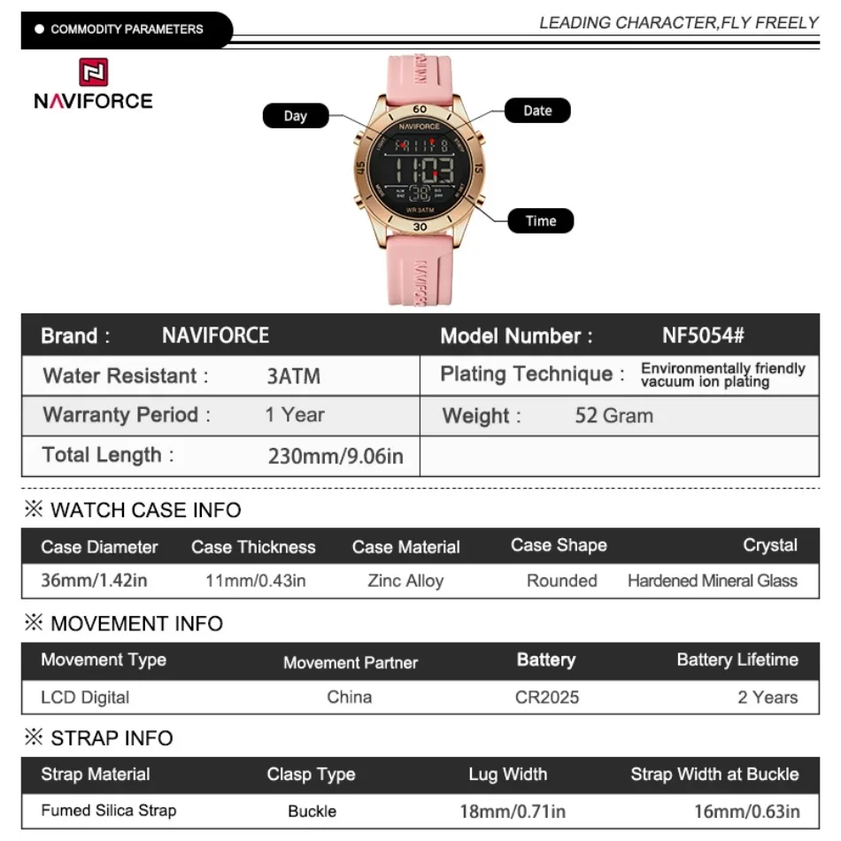 NAVIFORCE Orologio da donna Mo - Watch Display Pillow recensione e prezzo