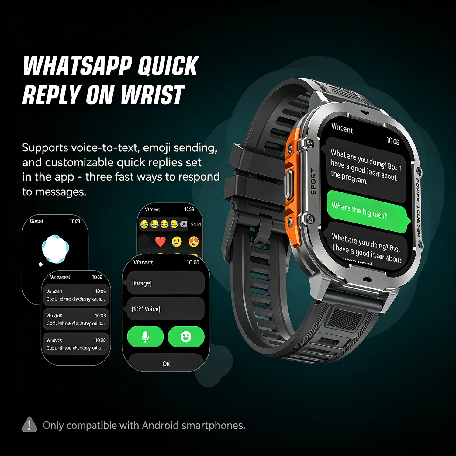 Smartwatch da uomo LEADOYS X7, - Watch X7 recensione e prezzo
