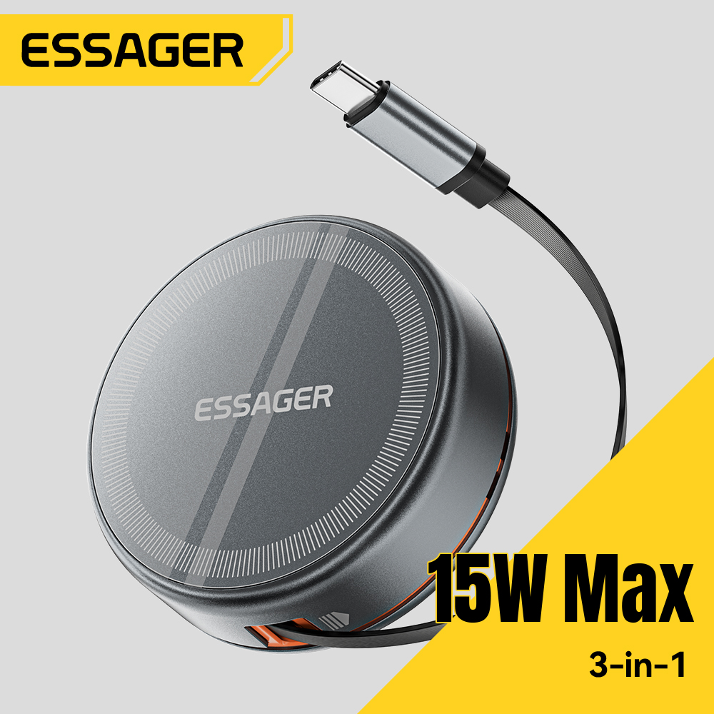 Essager 15W 3 in 1 caricabatte - Smartwatch Watches For Iphone recensione e prezzo